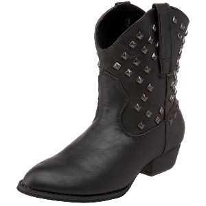 cheap black womens cowboy boots